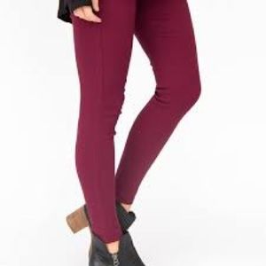 Agnes and Dora modern jegging in wine